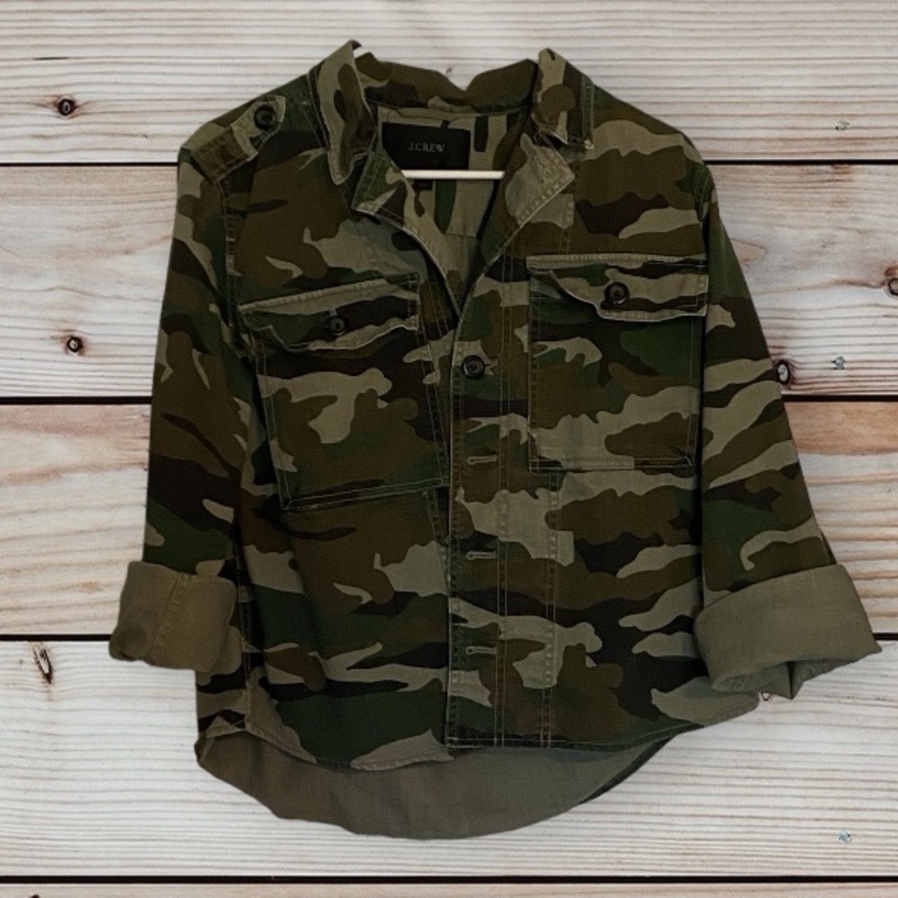 Women’s J. Crew Camouflage Jacket